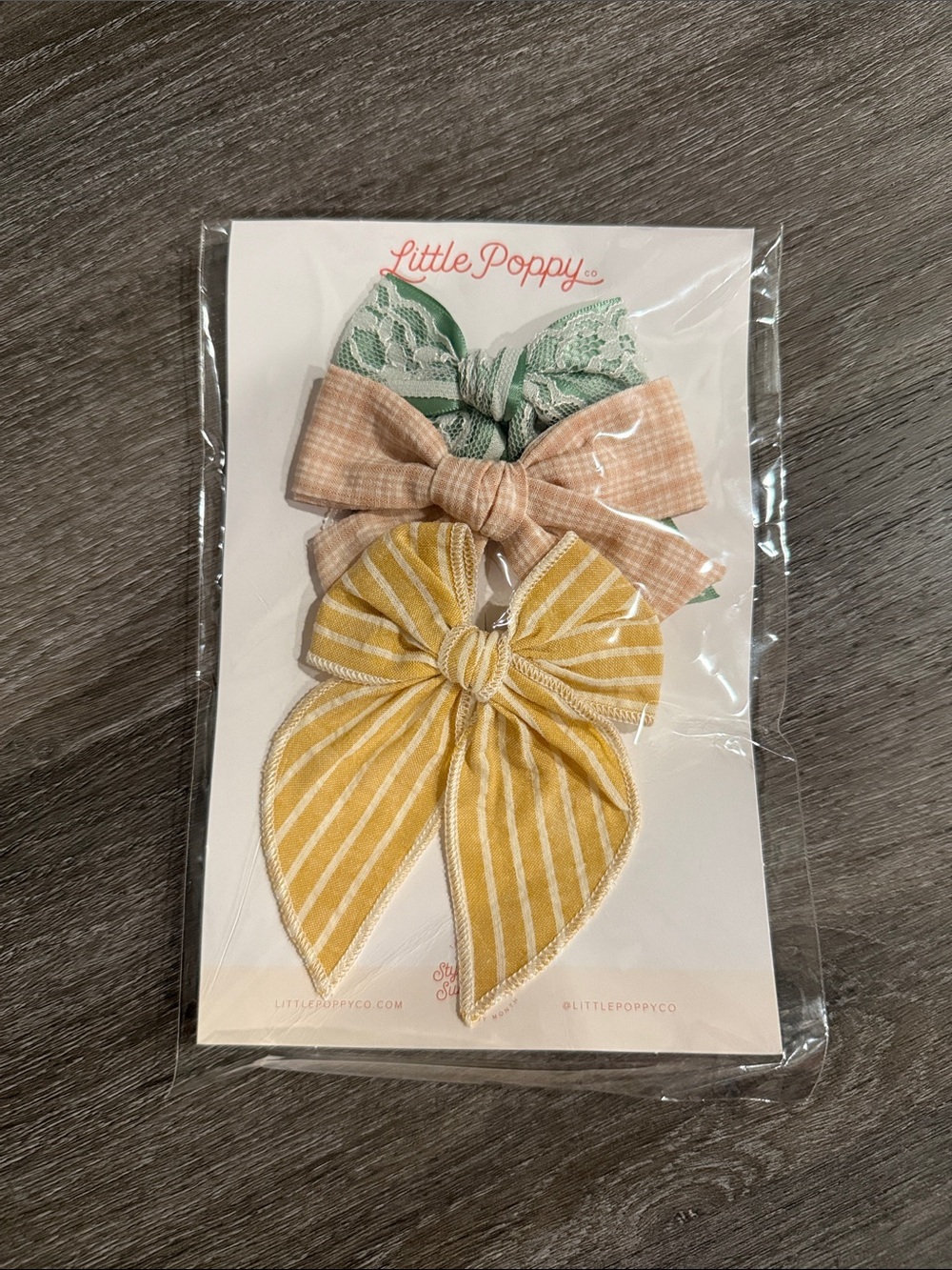 Little Poppy Co Hair Clip Set